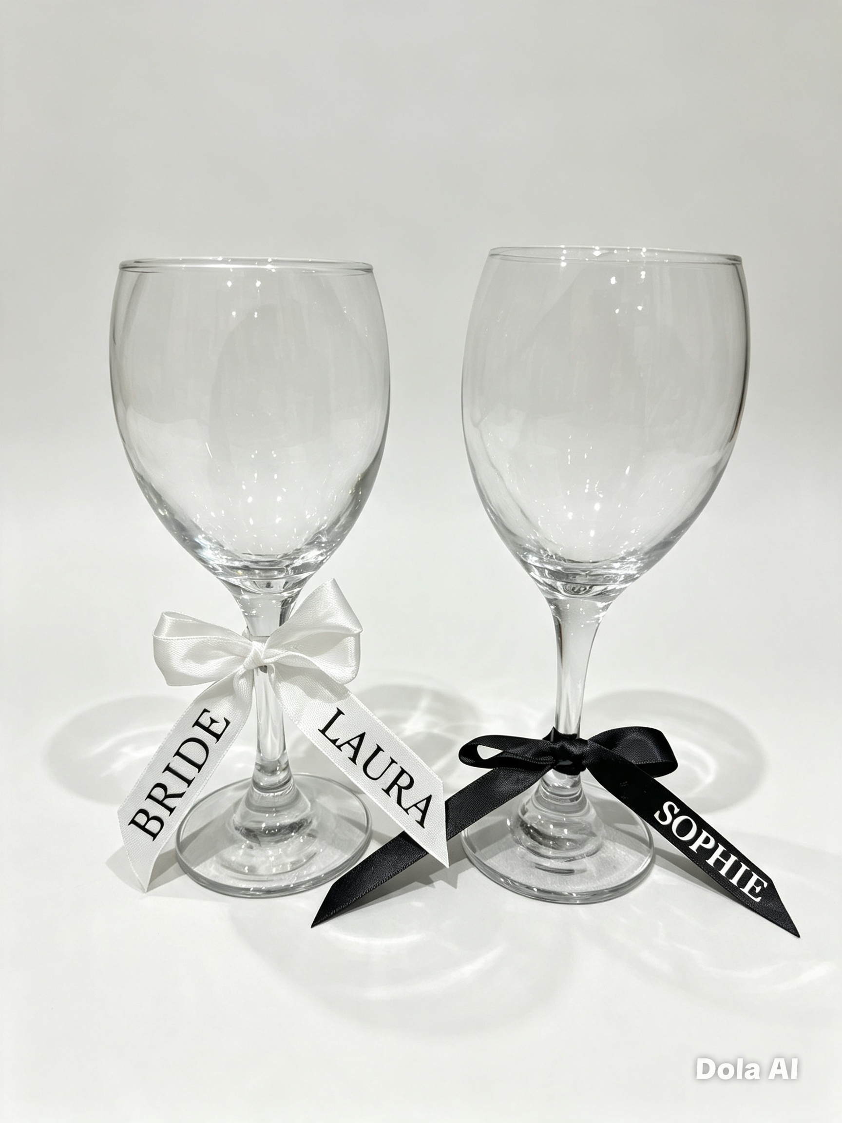 Personalised Wine Glass Ribbons